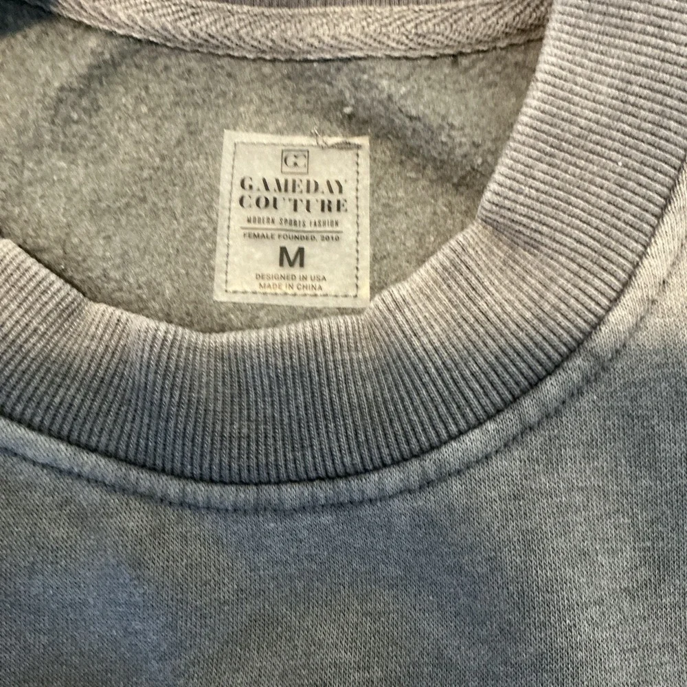 Gameday Couture Kansas City Chiefs Grey Vintage Wash Oversized Sweater‎ M NFL